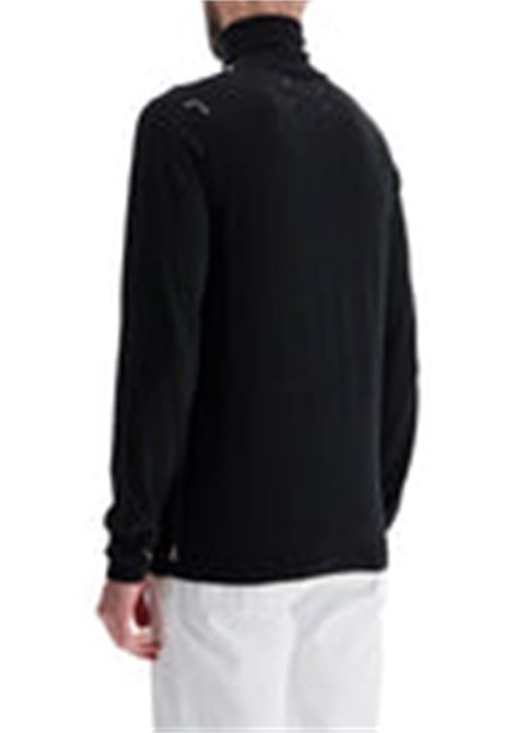  turtleneck pullover  black man in wool MAISON MARGIELA | S51HL0015 M13057900